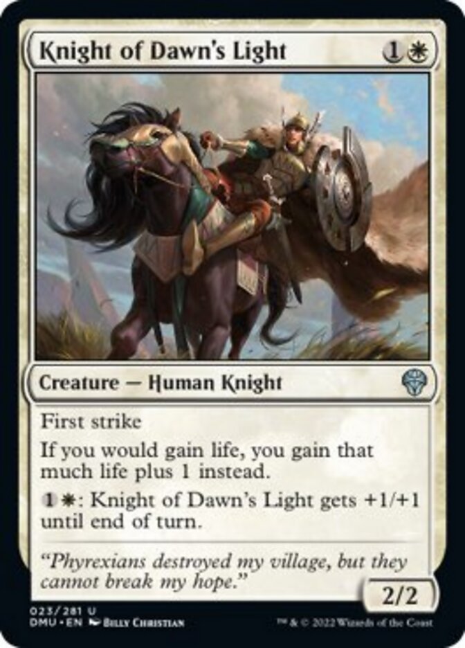 Knight of Dawn's Light [Dominaria United] | North Valley Games