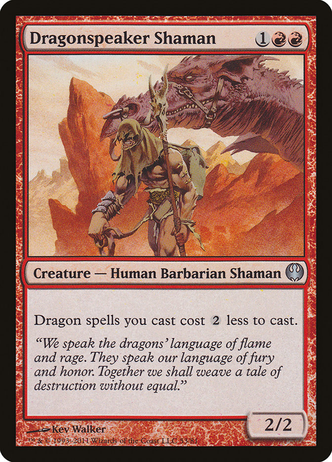 Dragonspeaker Shaman [Duel Decks: Knights vs. Dragons] | North Valley Games