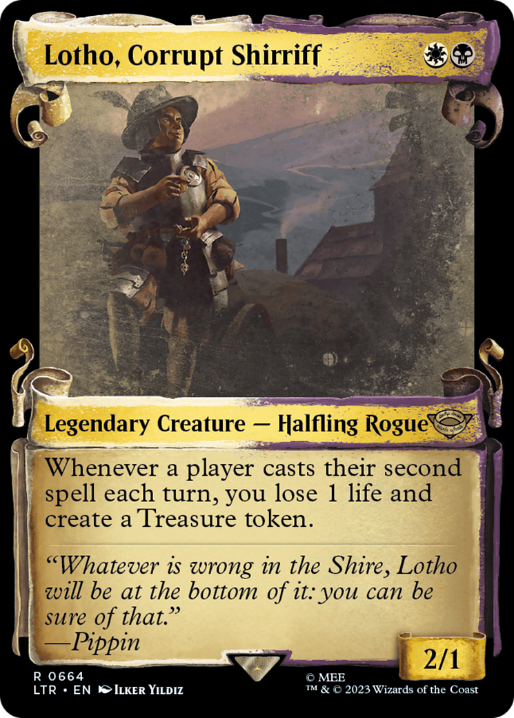 Lotho, Corrupt Shirriff [The Lord of the Rings: Tales of Middle-Earth Showcase Scrolls] | North Valley Games