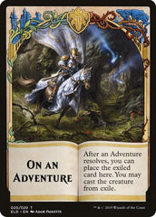 On An Adventure Double-Sided Emblem [Challenger Decks 2020 Tokens] | North Valley Games