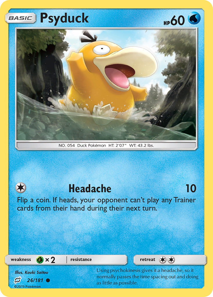 Psyduck (26/181) [Sun & Moon: Team Up] | North Valley Games