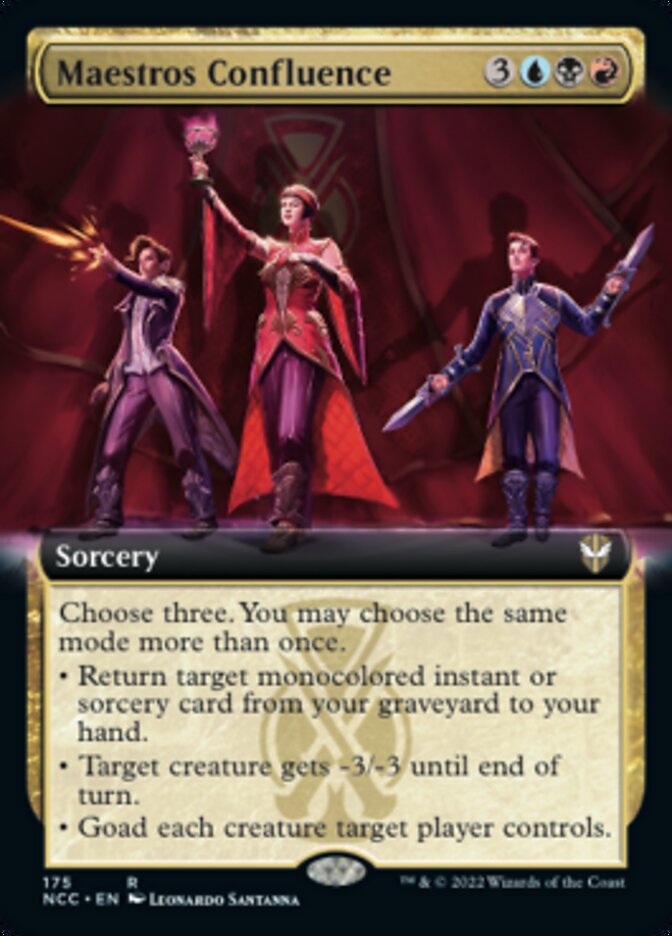 Maestros Confluence (Extended Art) [Streets of New Capenna Commander] | North Valley Games