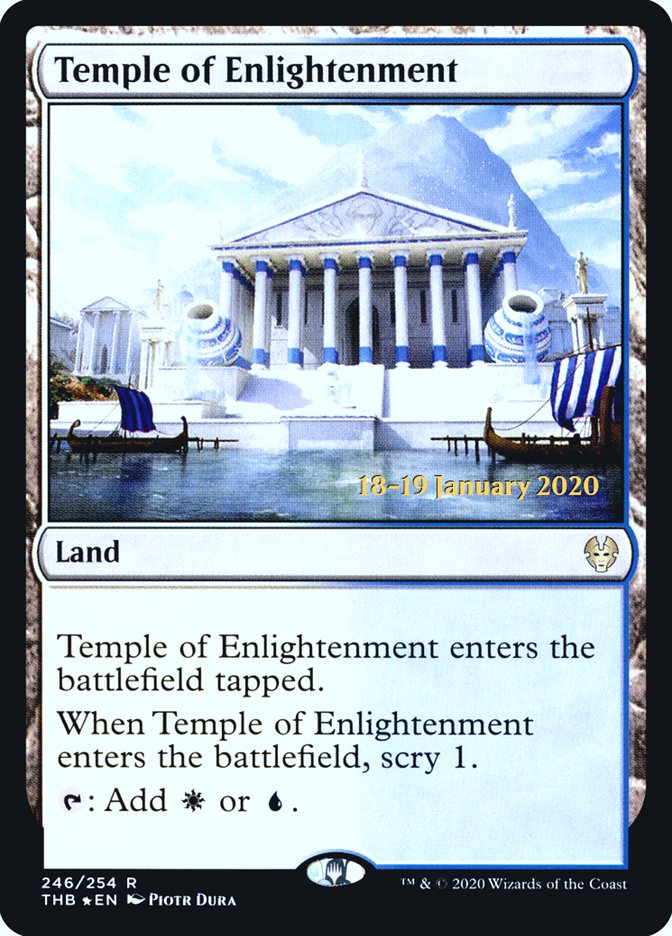 Temple of Enlightenment [Theros Beyond Death Prerelease Promos] | North Valley Games