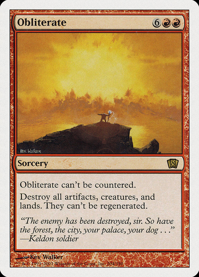 Obliterate [Eighth Edition] | North Valley Games