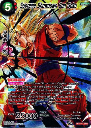 Supreme Showdown Son Goku (SPR) (TB2-002) [World Martial Arts Tournament] | North Valley Games