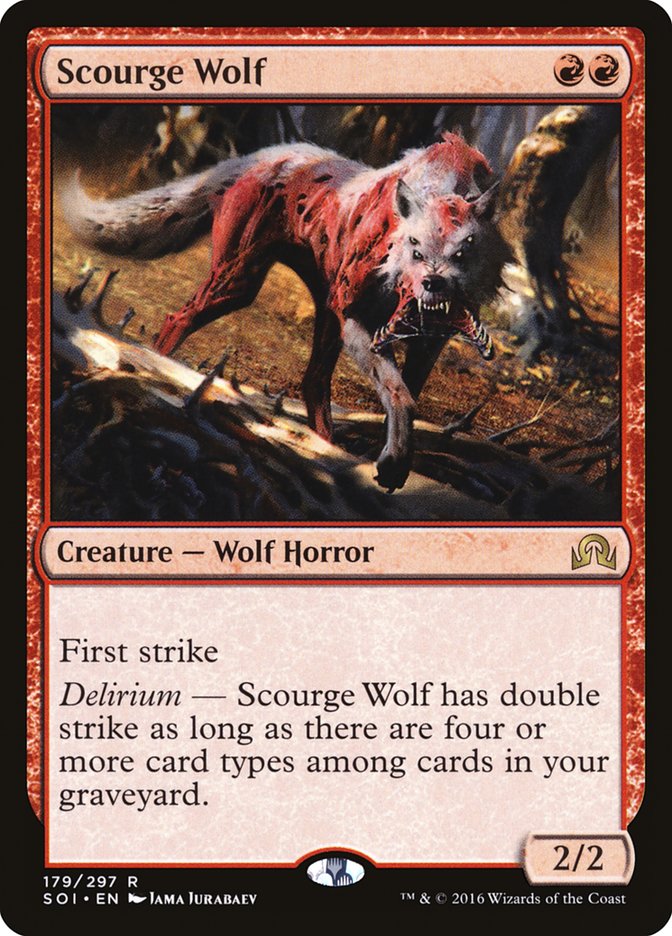 Scourge Wolf [Shadows over Innistrad] | North Valley Games