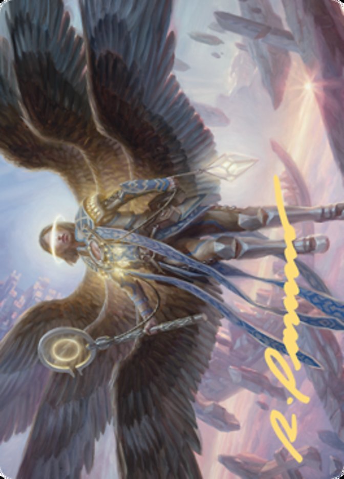 Angel of Destiny Art Card (Gold-Stamped Signature) [Zendikar Rising Art Series] | North Valley Games