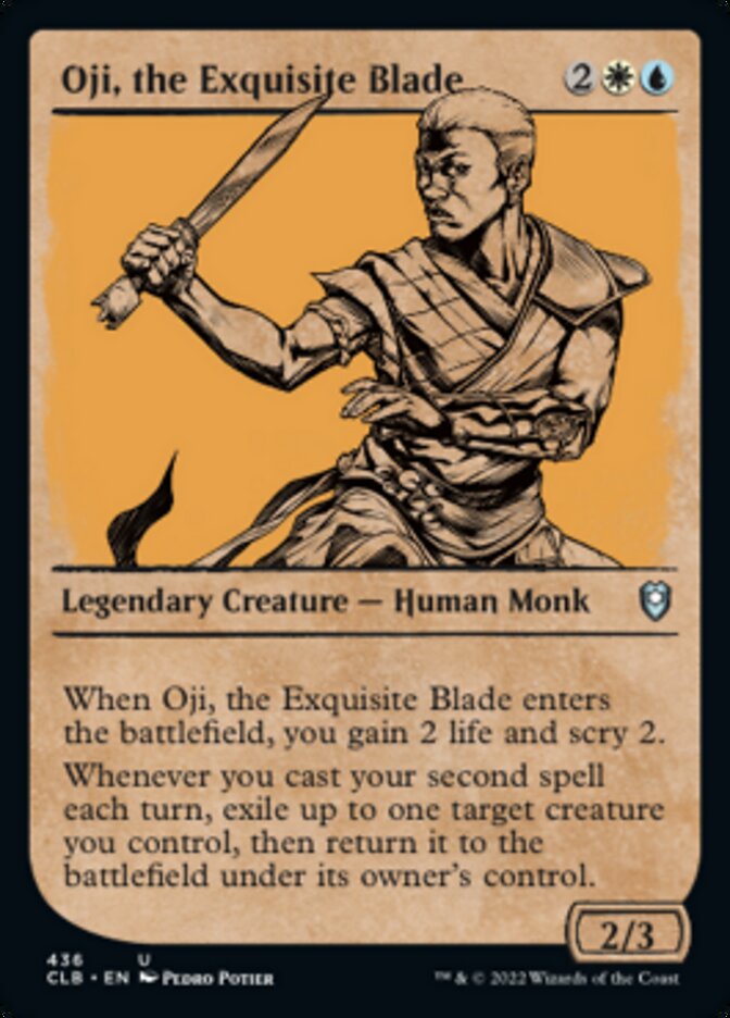 Oji, the Exquisite Blade (Showcase) [Commander Legends: Battle for Baldur's Gate] | North Valley Games