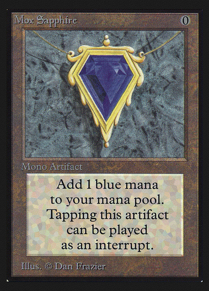 Mox Sapphire [Collectors' Edition] | North Valley Games