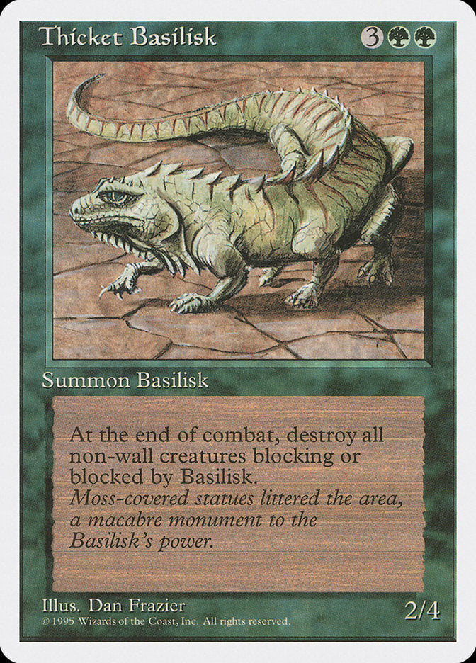 Thicket Basilisk [Fourth Edition] | North Valley Games