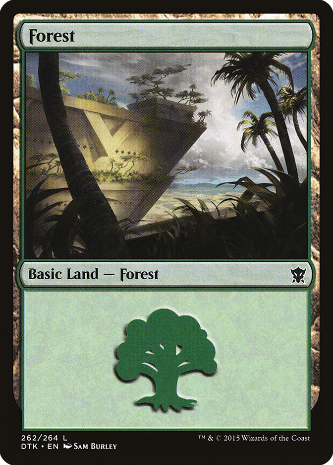 Forest (262) [Dragons of Tarkir] | North Valley Games