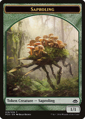 Beast // Saproling Double-Sided Token [Planechase Anthology Tokens] | North Valley Games