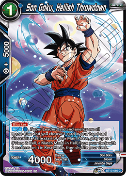 Son Goku, Hellish Throwdown (Common) (BT13-056) [Supreme Rivalry] | North Valley Games