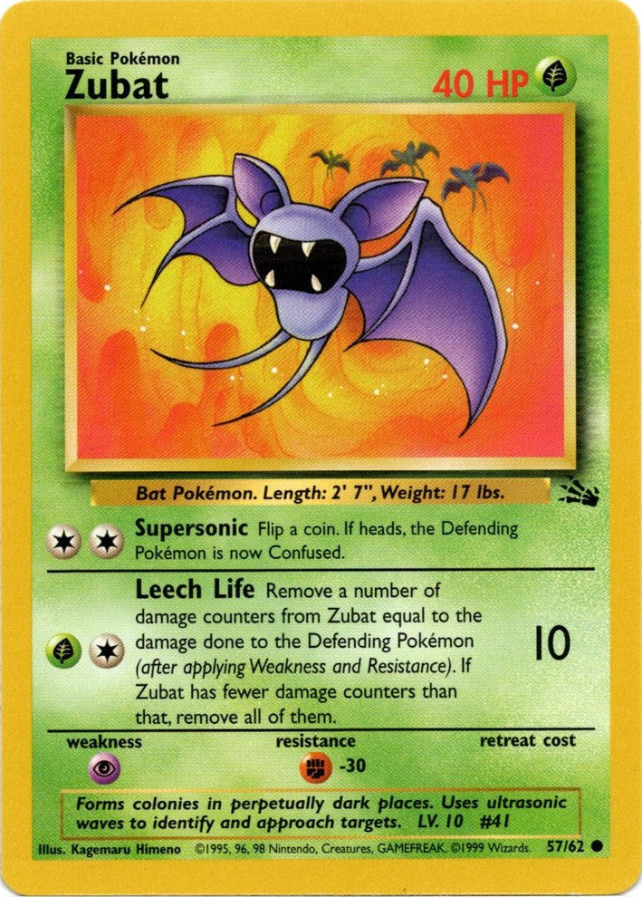 Zubat (57/62) [Fossil Unlimited] | North Valley Games