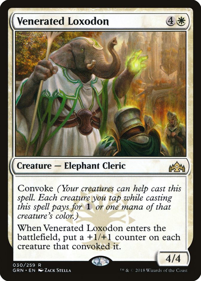 Venerated Loxodon [Guilds of Ravnica] | North Valley Games