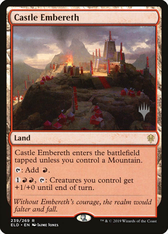 Castle Embereth (Promo Pack) [Throne of Eldraine Promos] | North Valley Games