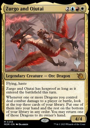 Zurgo and Ojutai (Promo Pack) [March of the Machine Promos] | North Valley Games