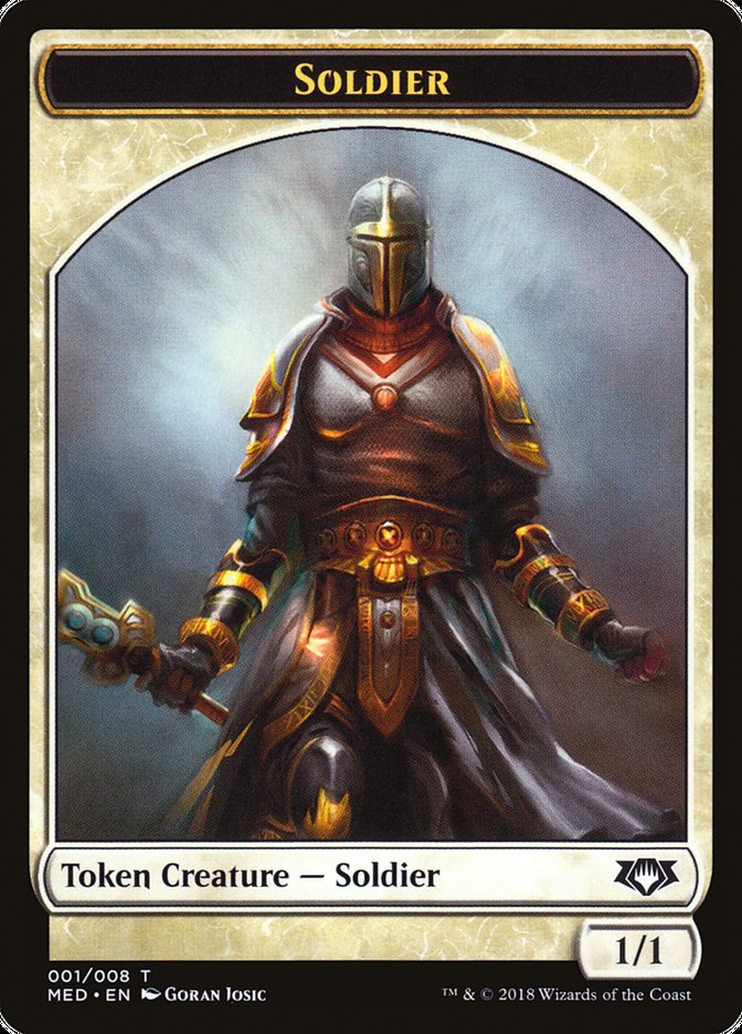 Soldier Token [Mythic Edition Tokens] | North Valley Games