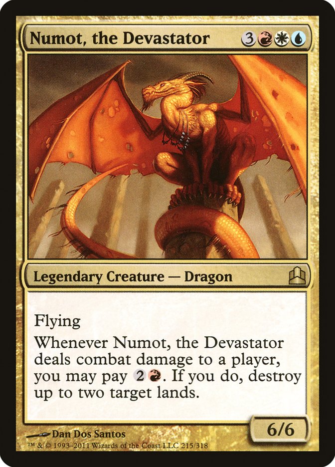Numot, the Devastator [Commander 2011] | North Valley Games