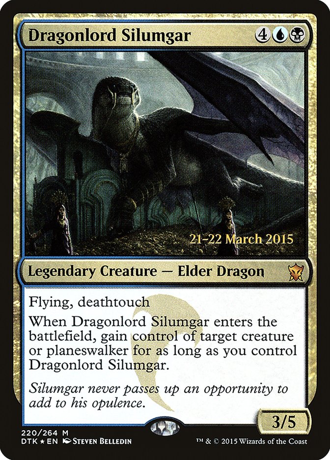 Dragonlord Silumgar [Dragons of Tarkir Prerelease Promos] | North Valley Games