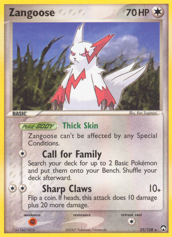 Zangoose (25/108) [EX: Power Keepers] | North Valley Games