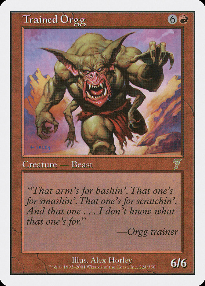 Trained Orgg [Seventh Edition] | North Valley Games