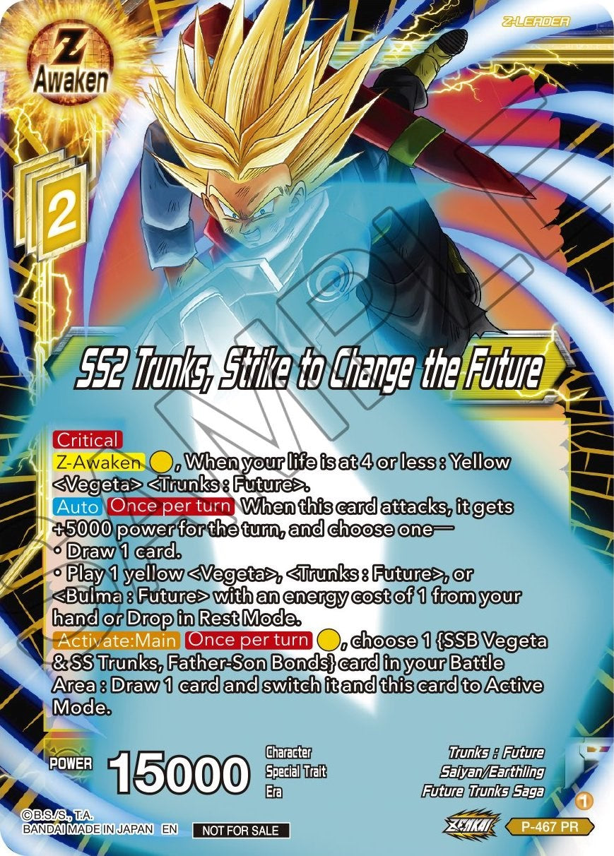 SS2 Trunks, Strike to Change the Future (Z03 Dash Pack) (P-467) [Promotion Cards] | North Valley Games