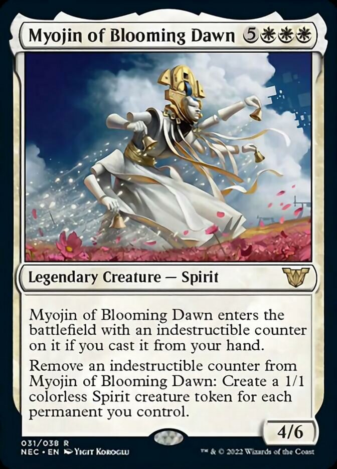 Myojin of Blooming Dawn [Kamigawa: Neon Dynasty Commander] | North Valley Games