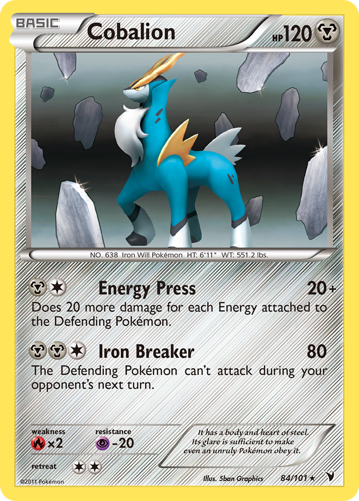 Cobalion (84/101) [Black & White: Noble Victories] | North Valley Games