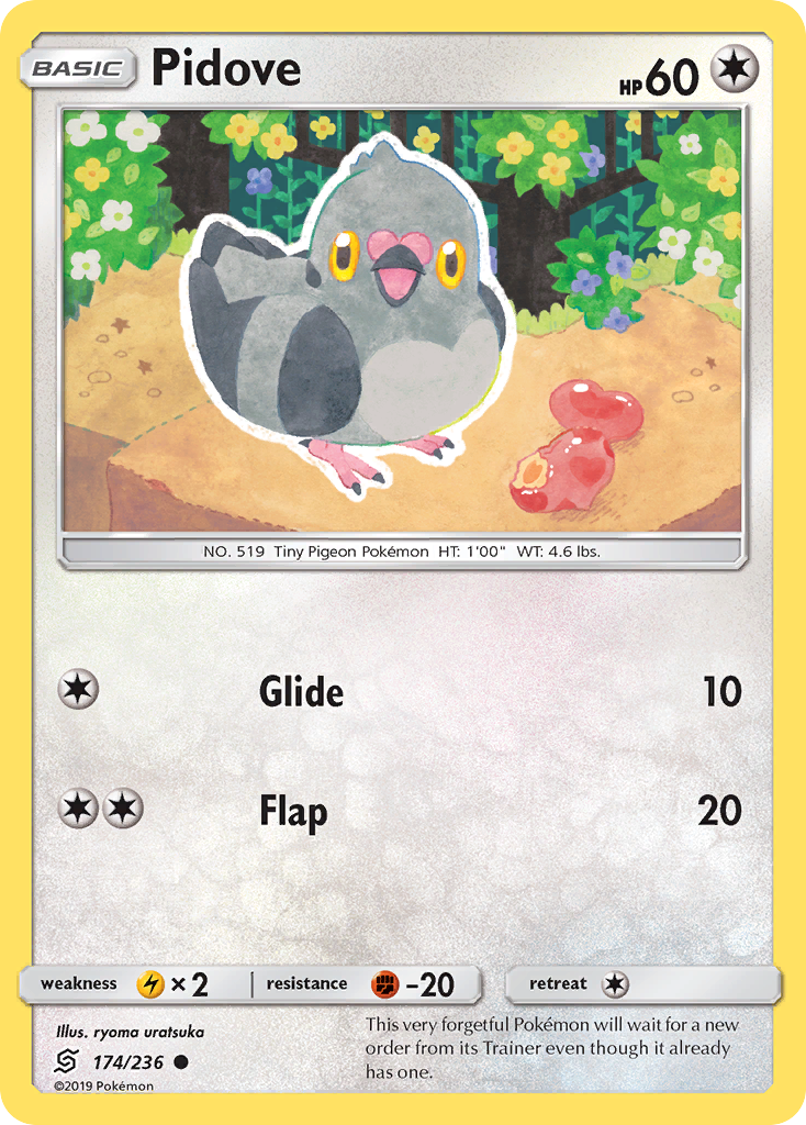 Pidove (174/236) [Sun & Moon: Unified Minds] | North Valley Games