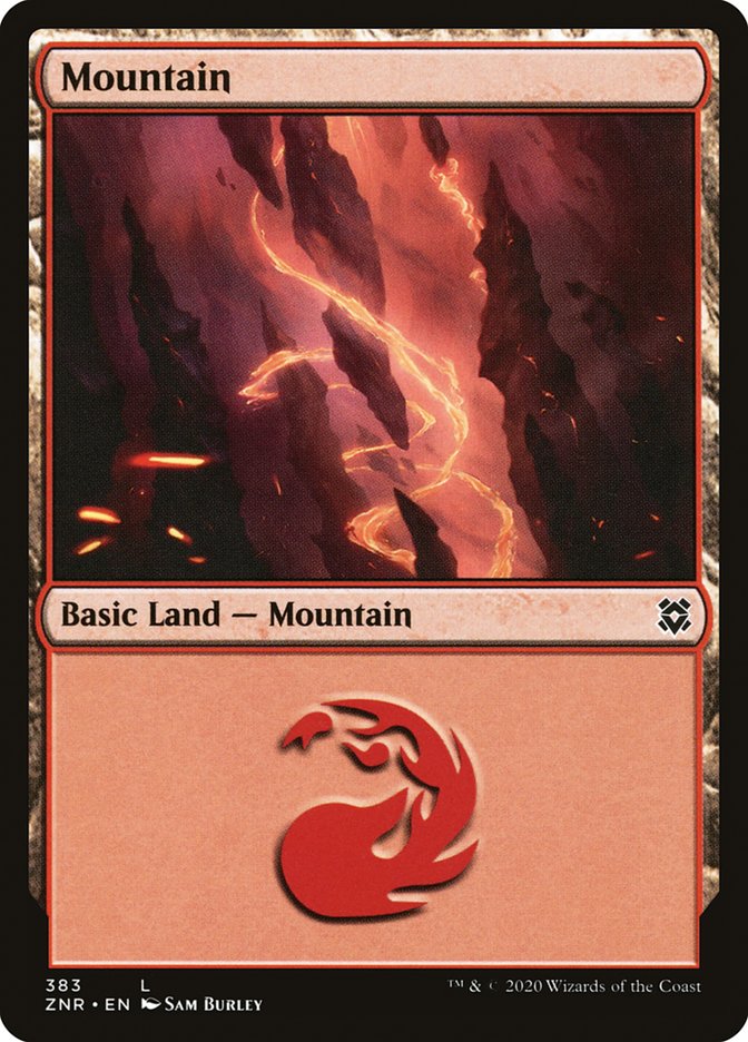 Mountain (383) [Zendikar Rising] | North Valley Games