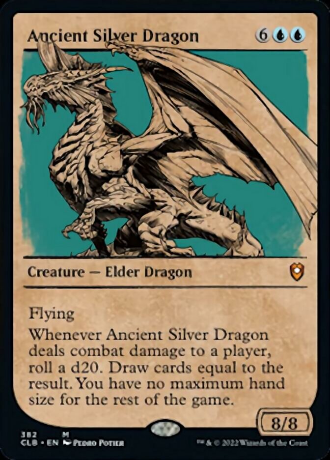Ancient Silver Dragon (Showcase) [Commander Legends: Battle for Baldur's Gate] | North Valley Games