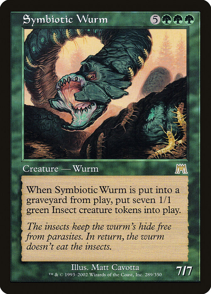 Symbiotic Wurm [Onslaught] | North Valley Games