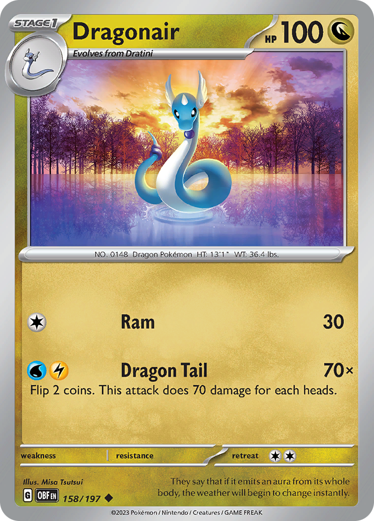 Dragonair (158/197) [Scarlet & Violet: Obsidian Flames] | North Valley Games