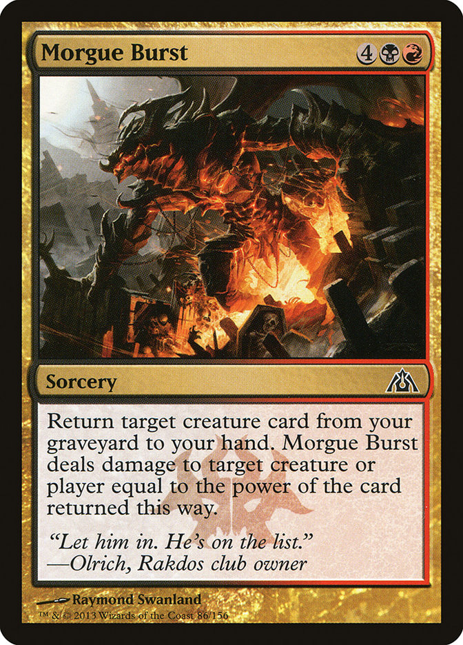 Morgue Burst [Dragon's Maze] | North Valley Games