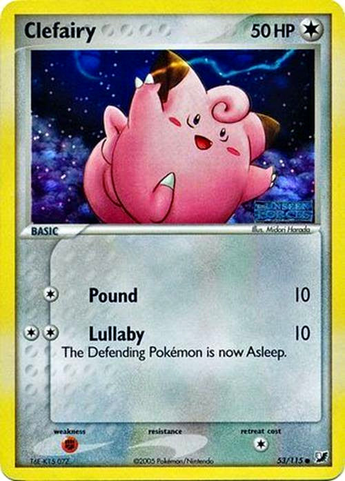 Clefairy (53/115) (Stamped) [EX: Unseen Forces] | North Valley Games