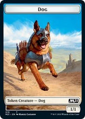 Dog // Saproling Double-Sided Token [Core Set 2021 Tokens] | North Valley Games
