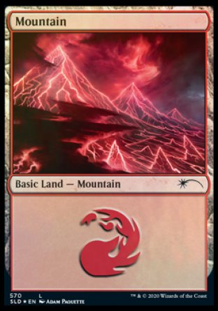 Mountain (Lightning) (570) [Secret Lair Drop Promos] | North Valley Games