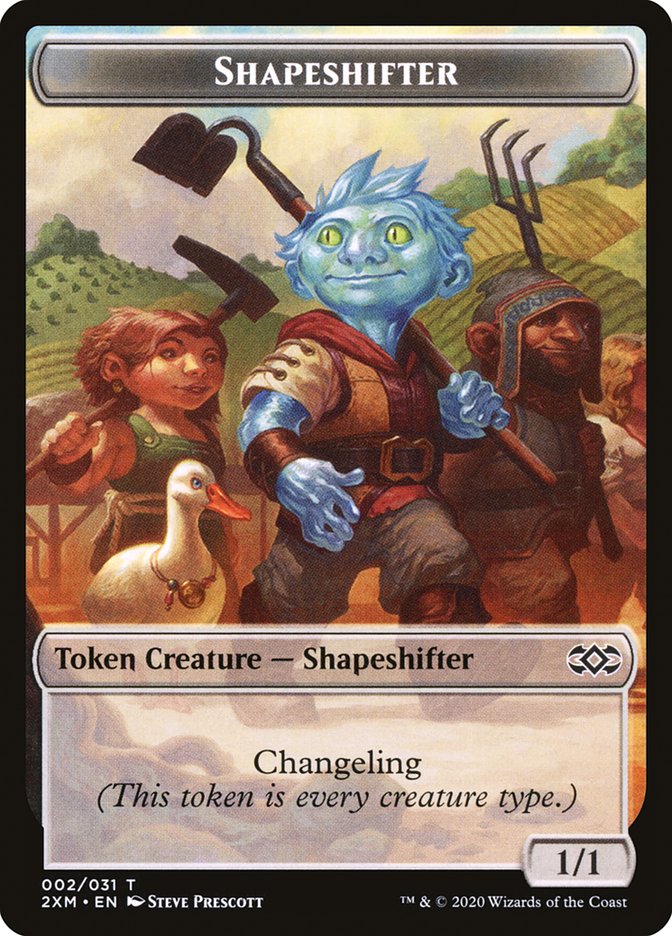Servo // Shapeshifter Double-Sided Token [Double Masters Tokens] | North Valley Games