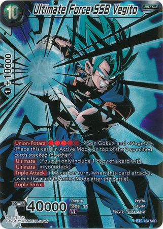 Ultimate Force SSB Vegito (BT2-123) [Union Force] | North Valley Games