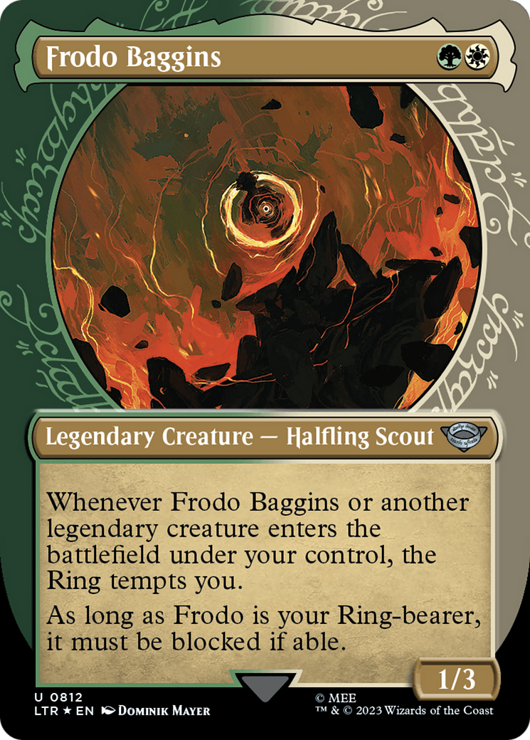 Frodo Baggins (Showcase) (Surge Foil) [The Lord of the Rings: Tales of Middle-Earth] | North Valley Games