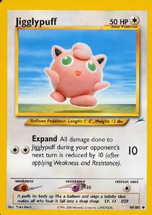 Jigglypuff (44/105) [Neo Destiny Unlimited] | North Valley Games