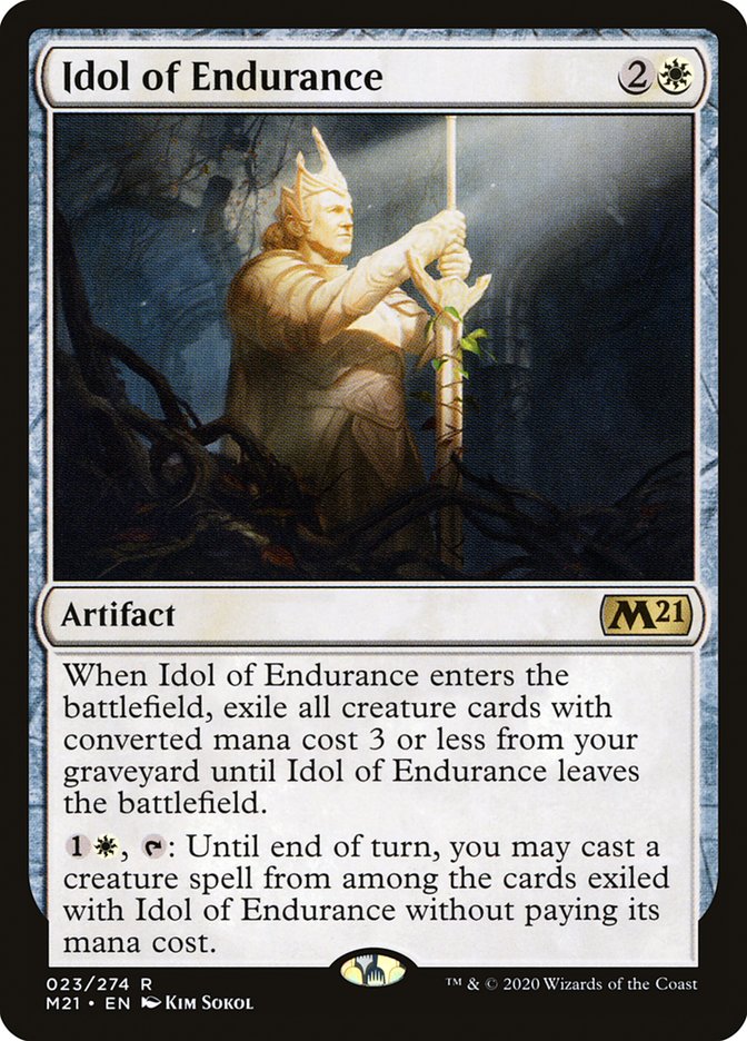 Idol of Endurance [Core Set 2021] | North Valley Games