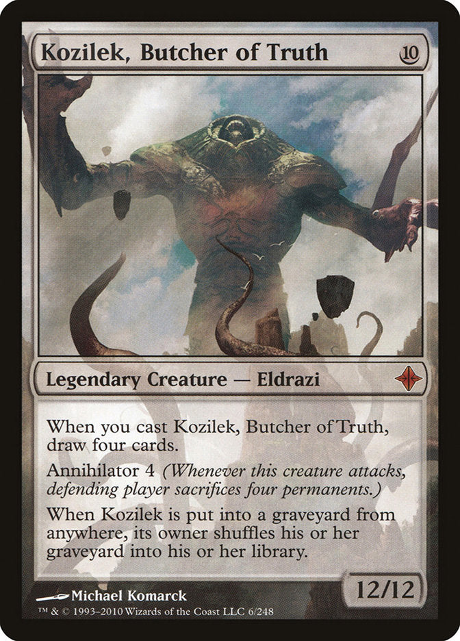 Kozilek, Butcher of Truth [Rise of the Eldrazi] | North Valley Games