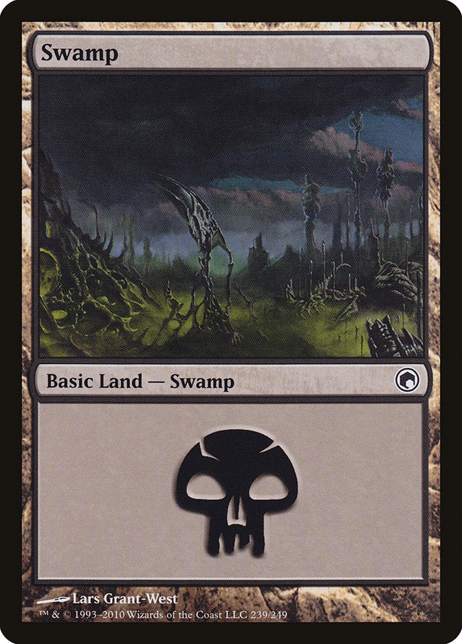 Swamp (239) [Scars of Mirrodin] | North Valley Games