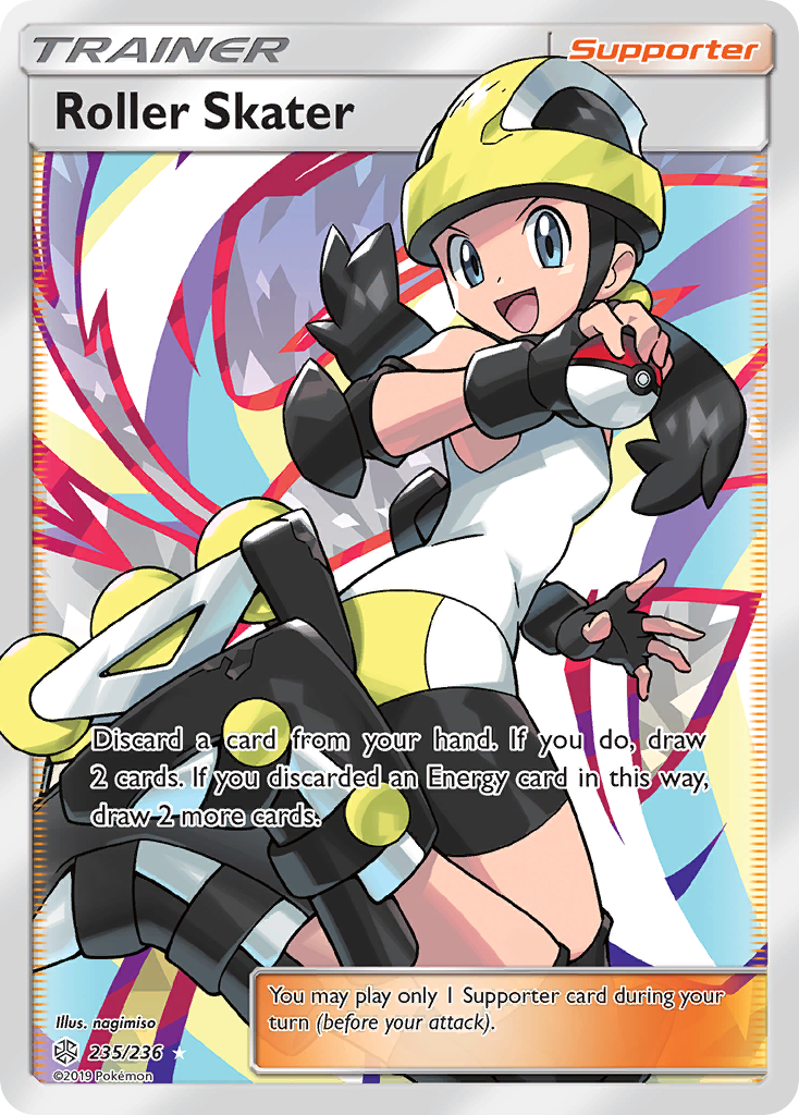 Roller Skater (235/236) [Sun & Moon: Cosmic Eclipse] | North Valley Games
