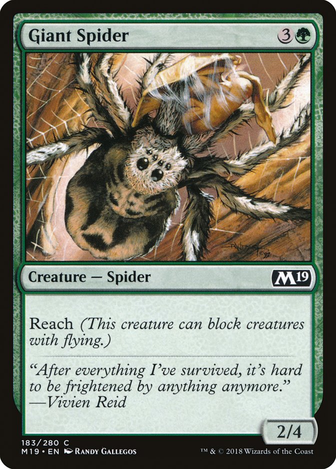 Giant Spider [Core Set 2019] | North Valley Games