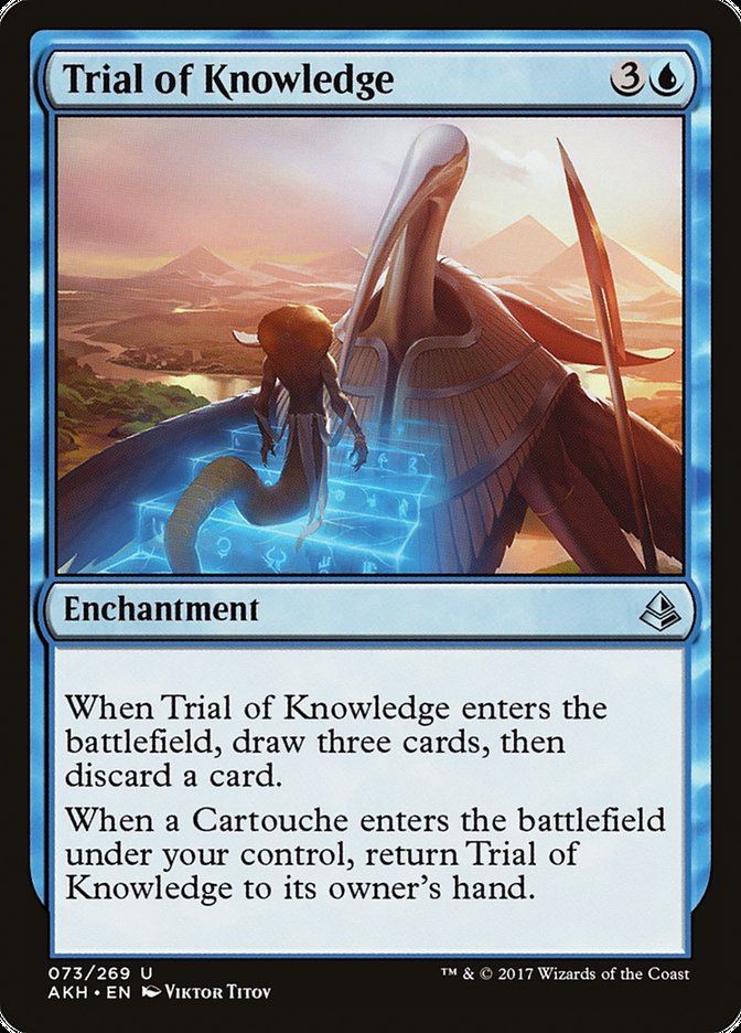 Trial of Knowledge [Amonkhet] | North Valley Games