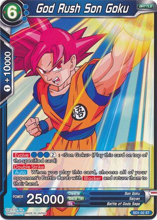 God Rush Son Goku (Starter Deck - The Awakening) (SD1-02) [Galactic Battle] | North Valley Games