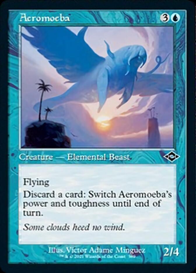 Aeromoeba (Retro Foil Etched) [Modern Horizons 2] | North Valley Games